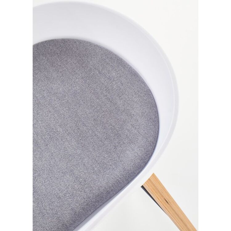Scaun de bar Halmar H86 (White/Gray)