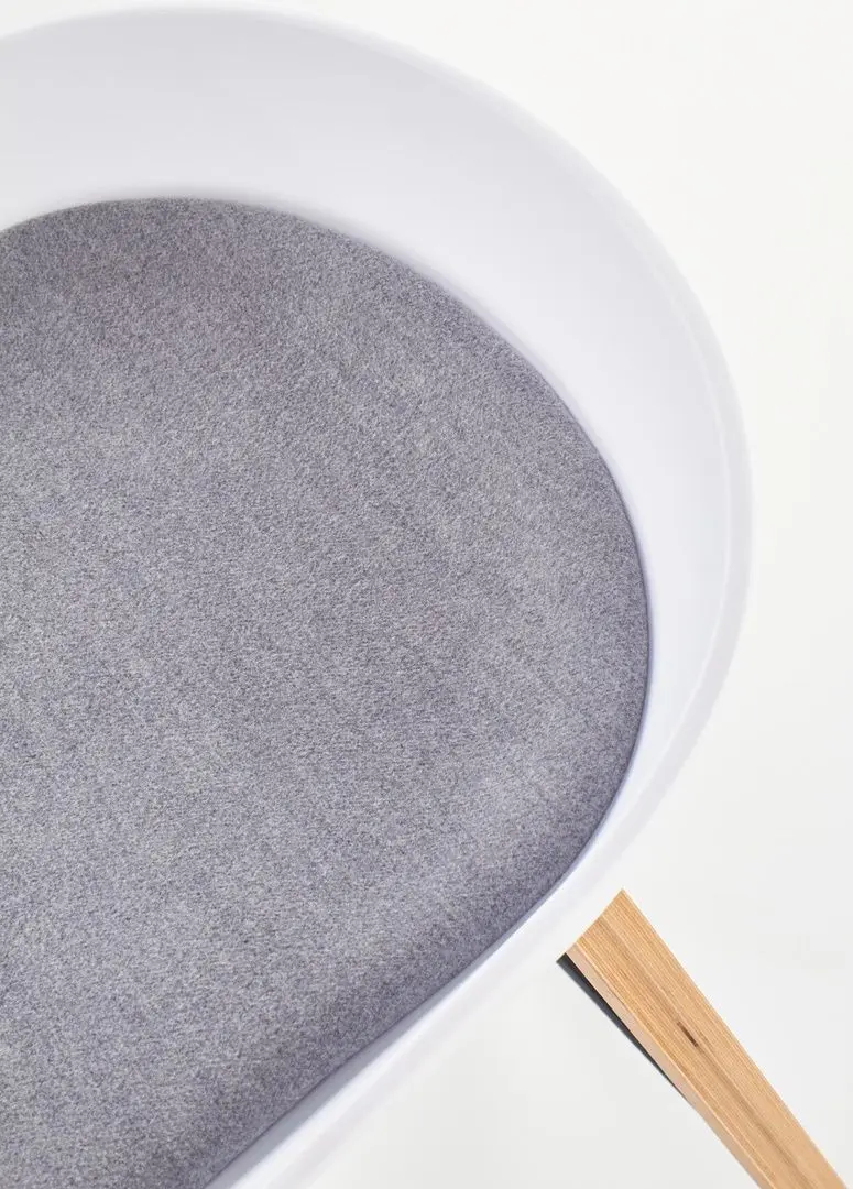 Scaun de bar Halmar H86 (White/Gray)