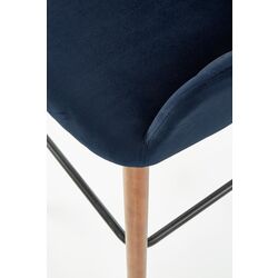 Барный стул Halmar H93 (Dark Blue/Nut) Thumb