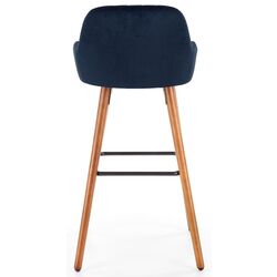 Барный стул Halmar H93 (Dark Blue/Nut) Thumb