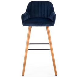 Барный стул Halmar H93 (Dark Blue/Nut) Thumb