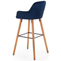 Барный стул Halmar H93 (Dark Blue/Nut) Thumb