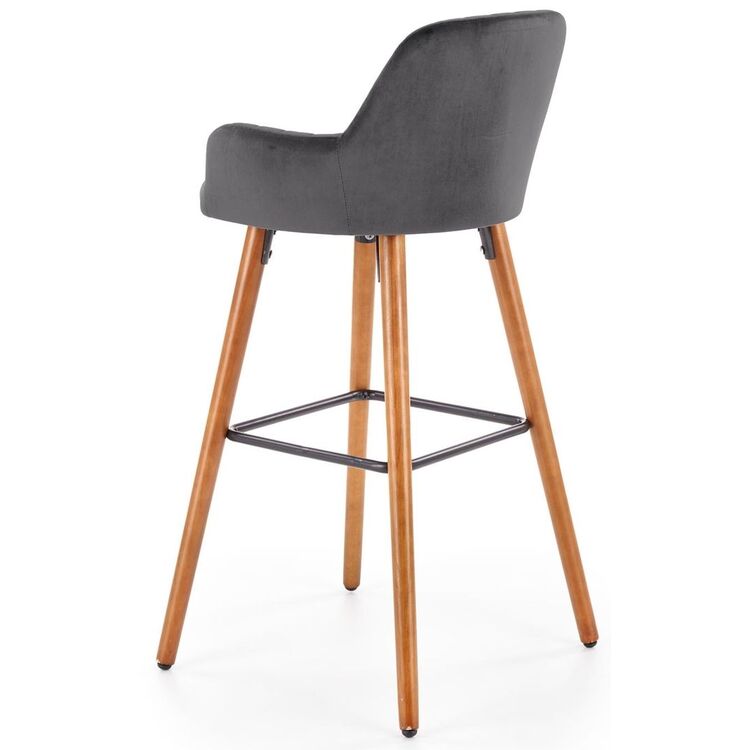 Барный стул Halmar H93 (Dark Gray/Nut)