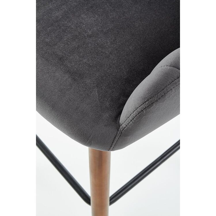 Барный стул Halmar H93 (Dark Gray/Nut)