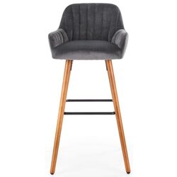 Барный стул Halmar H93 (Dark Gray/Nut) Thumb