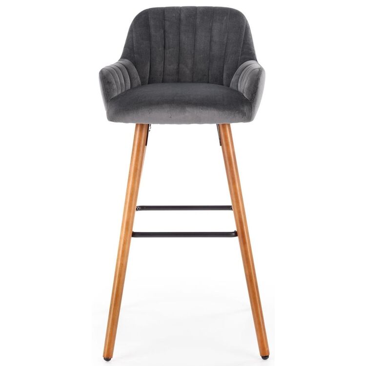 Барный стул Halmar H93 (Dark Gray/Nut)
