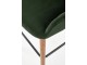 Scaun de bar Halmar H93 (Dark Green/Nut)