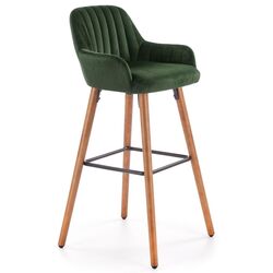Scaun de bar Halmar H93 (Dark Green/Nut) Thumb