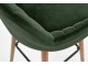 Scaun de bar Halmar H93 (Dark Green/Nut)