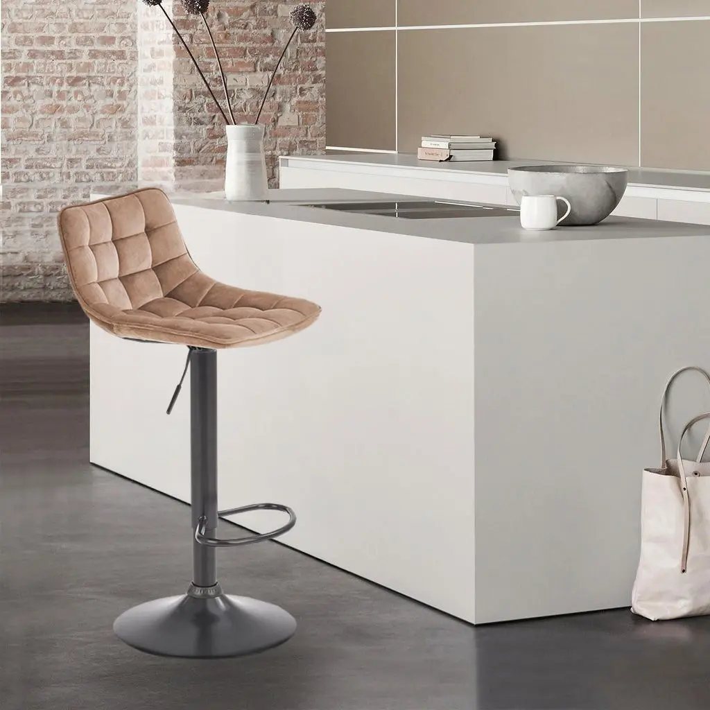 Scaun de bar Halmar H95 (Beige/Black)