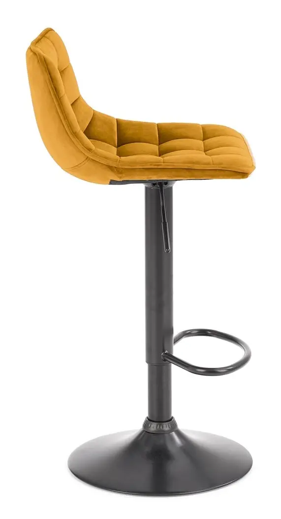 Scaun de bar Halmar H95 (Mustard/Black)