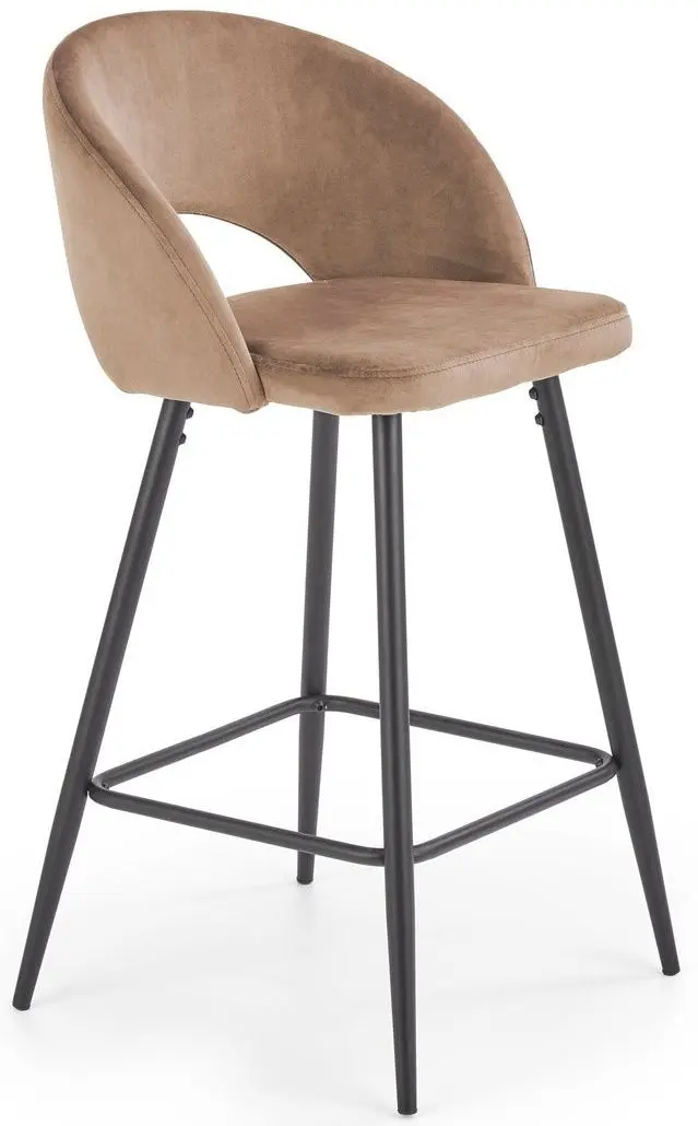 Scaun de bar Halmar H96 (Beige/Black)