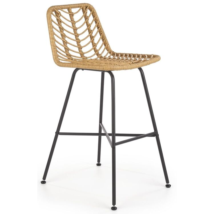 Scaun de bar Halmar H97 (Natural/Black)