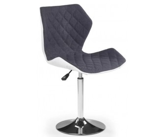 Scaun de bar Halmar Matrix 2 (White/Gray)