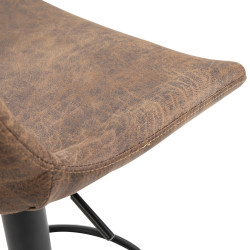 Set scaune de bar Homcom 835-228 2pcs (Brown) Thumb