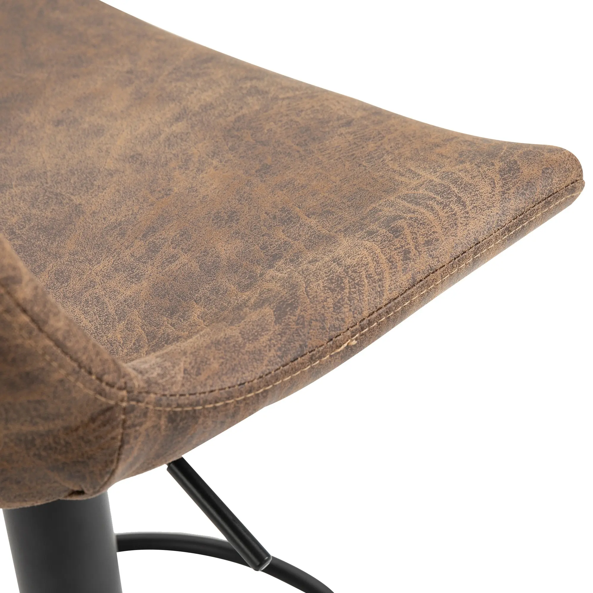 Set scaune de bar Homcom 835-228 2pcs (Brown) - 7