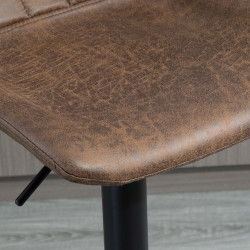 Set scaune de bar Homcom 835-228 2pcs (Brown) Thumb