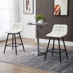 Комплект барных стульев Homcom 835-271V00CW 2pcs (Cream White) Thumb