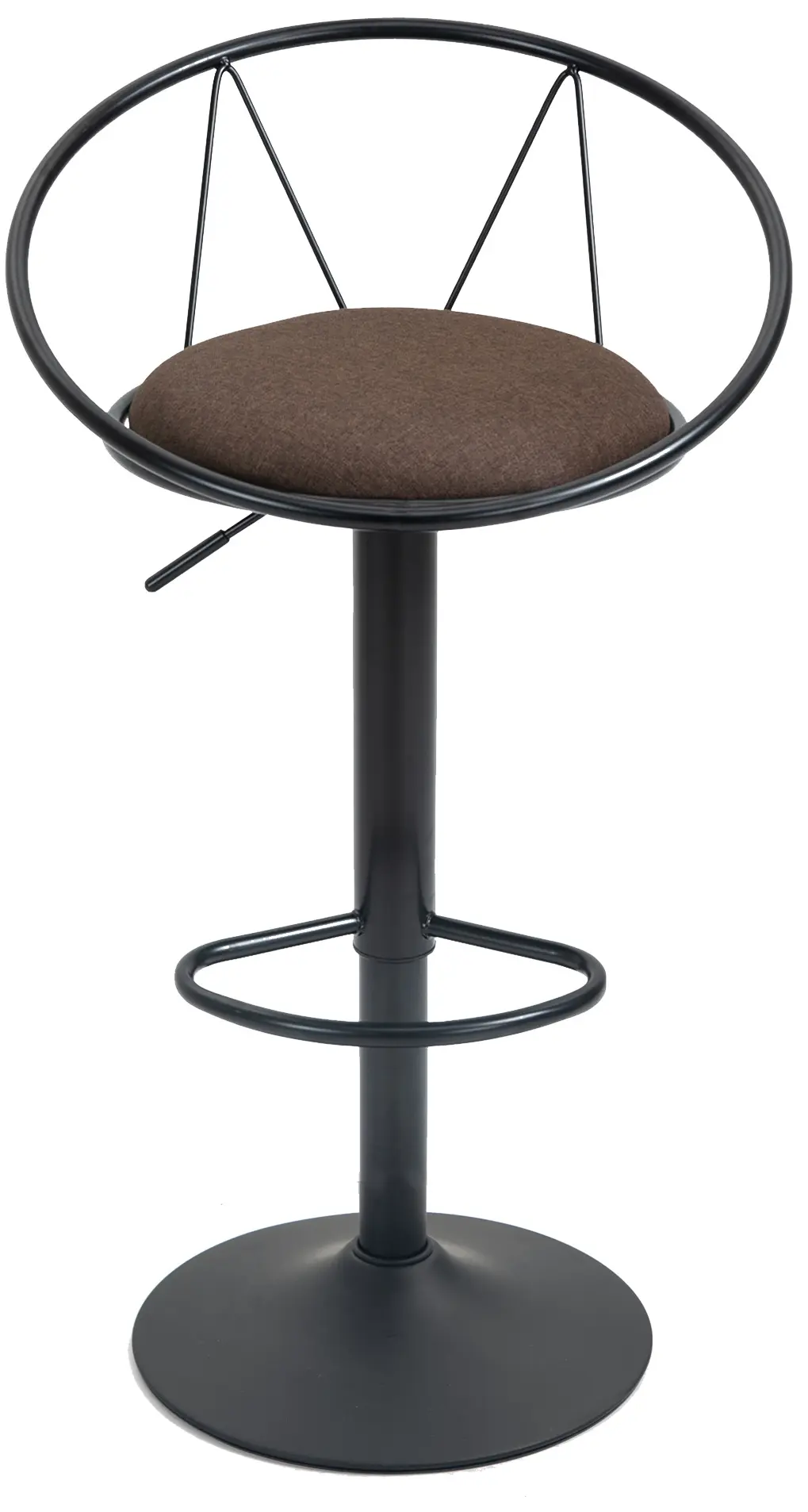 Set scaune de bar Homcom 835-453 2pcs (Brown) - 4