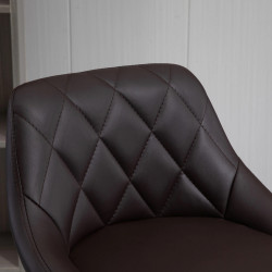 Set scaune de bar Homcom 835-502V01BN 2pcs (Brown) Thumb
