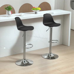 Комплект барных стульев Homcom 835-597V00BK 2pcs (Black)