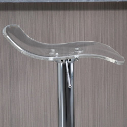 Set scaune de bar Homcom 835-622 (Transparent) Thumb