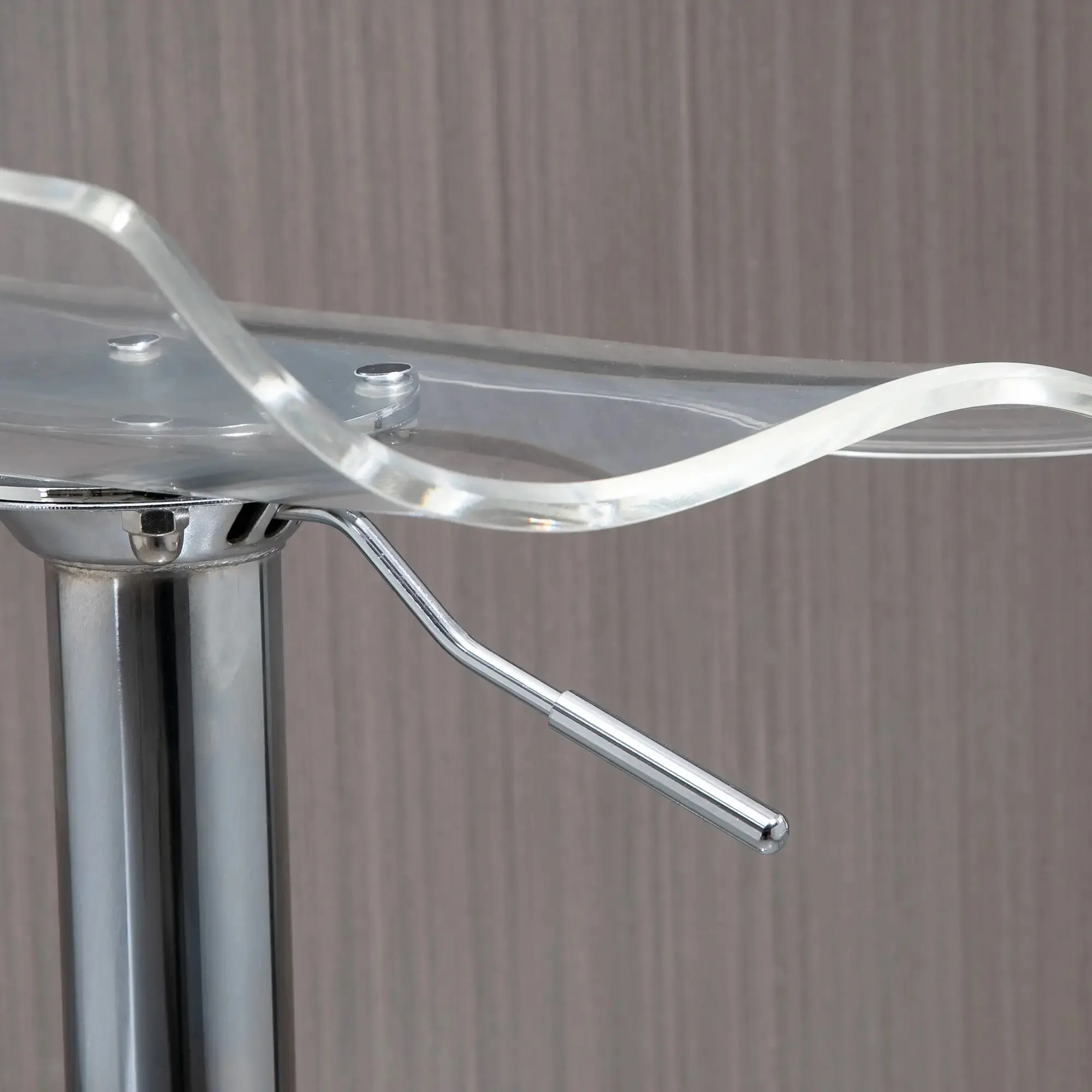 Set scaune de bar Homcom 835-622 (Transparent) - 6