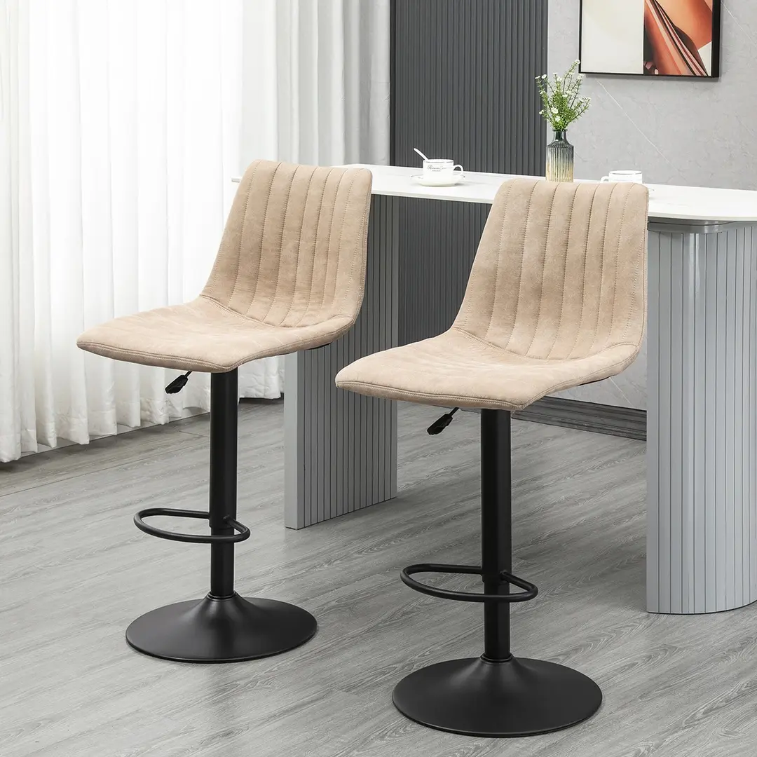 Комплект барных стульев Homcom 835-718V00LG 2pcs (Light Brown)