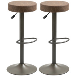Set scaune de bar Homcom 835-719V00CF 2pcs (Coffee) Thumb