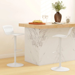 Set scaune de bar Homcom 83A-159V00WT 2pcs (White)