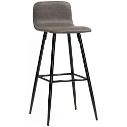 Set scaune de bar Homcom 83A-259V00DR 2pcs (Dark Brown) Thumb