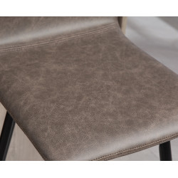 Set scaune de bar Homcom 83A-259V00DR 2pcs (Dark Brown) Thumb