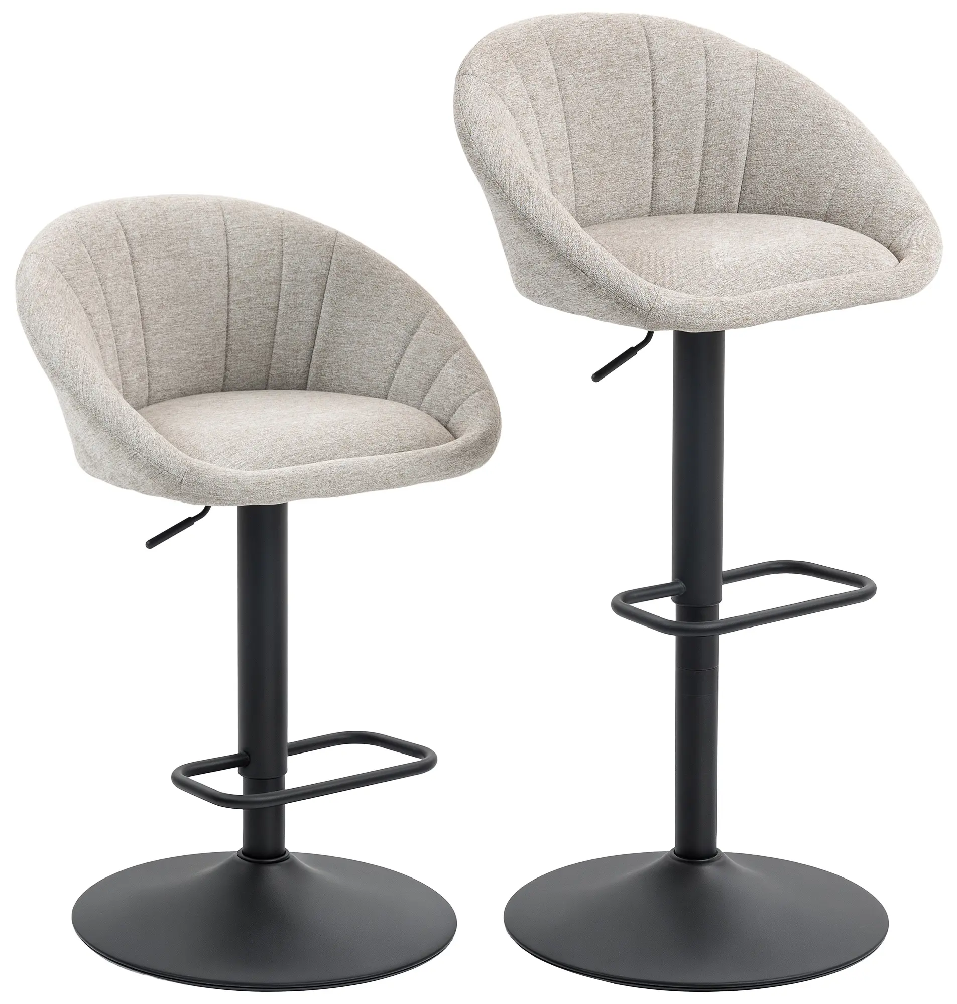 Set scaune de bar Homcom 83A-345V00BG (Beige) - 2