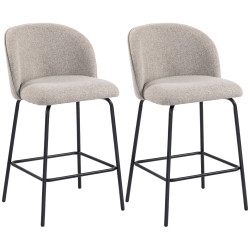 Set scaune de bar Homcom 83A-351V00LG (Light Grey) Thumb