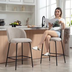 Set scaune de bar Homcom 83A-351V00LG (Light Grey) Thumb