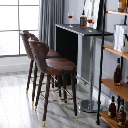 Набор барных стульев Homcom 835-199 (Brown) Thumb
