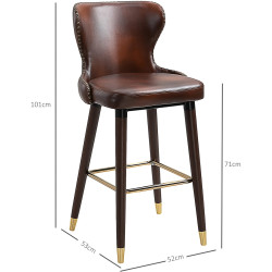 Набор барных стульев Homcom 835-199 (Brown) Thumb