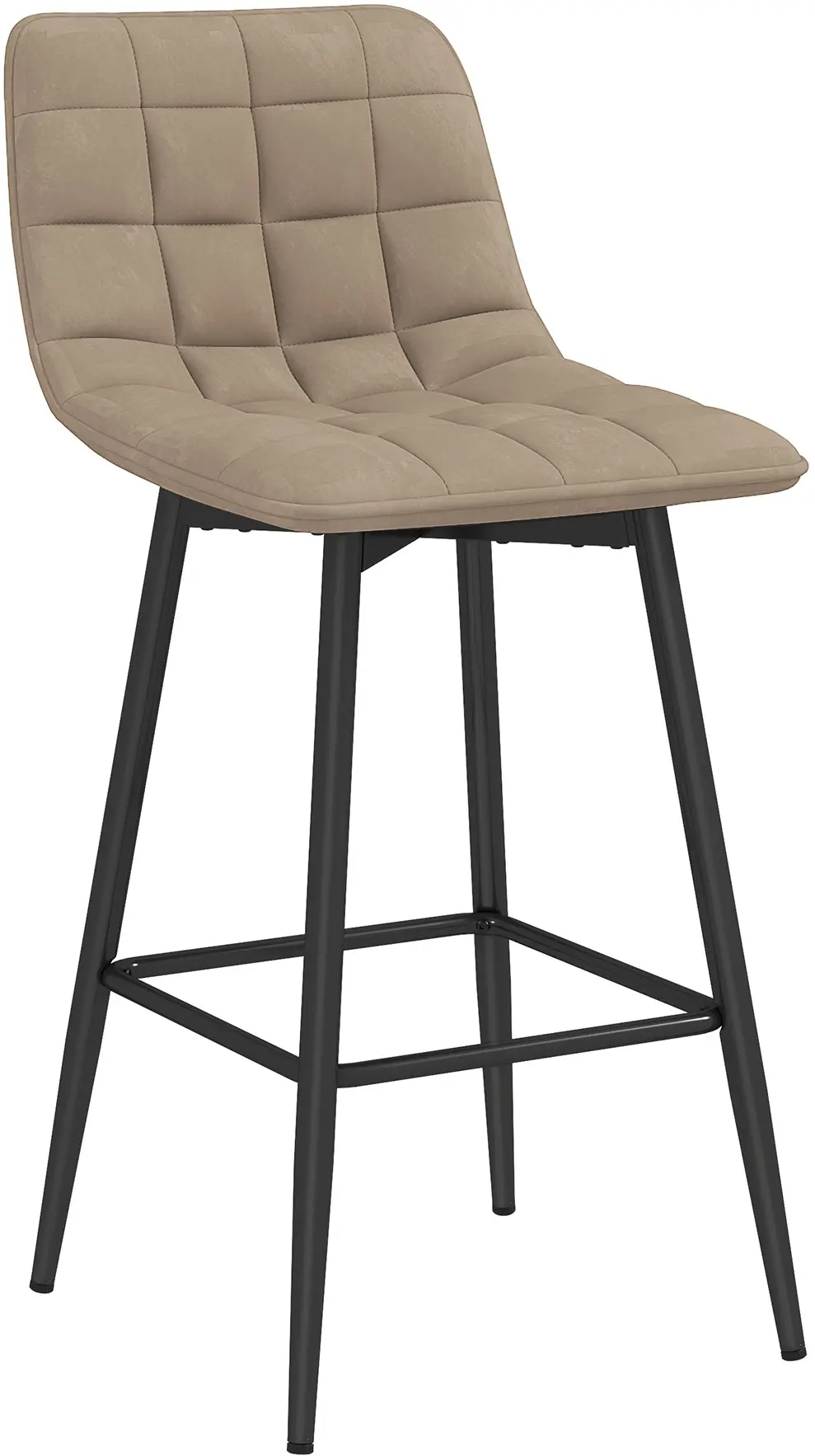 Set scaune de bar Homcom 835-271V00BN (Brown/Black) - 2