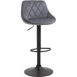 Set scaune de bar Homcom 835-502V02CG (Dark Grey/Black) Thumb