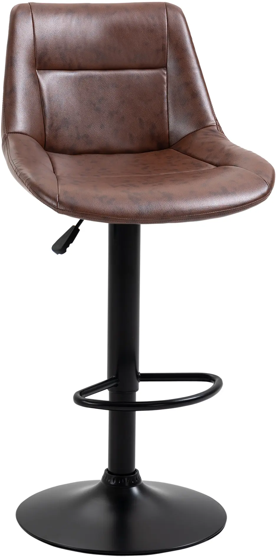 Set scaune de bar Homcom 835-585 (Brown/Black) - 2
