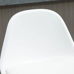 Набор барных стульев Homcom 835-597WT 40x42x104 cm (White/Silver) Thumb