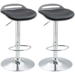 Набор барных стульев Homcom 835-804V00CG 39x41x88 cm (Black/Silver) Thumb