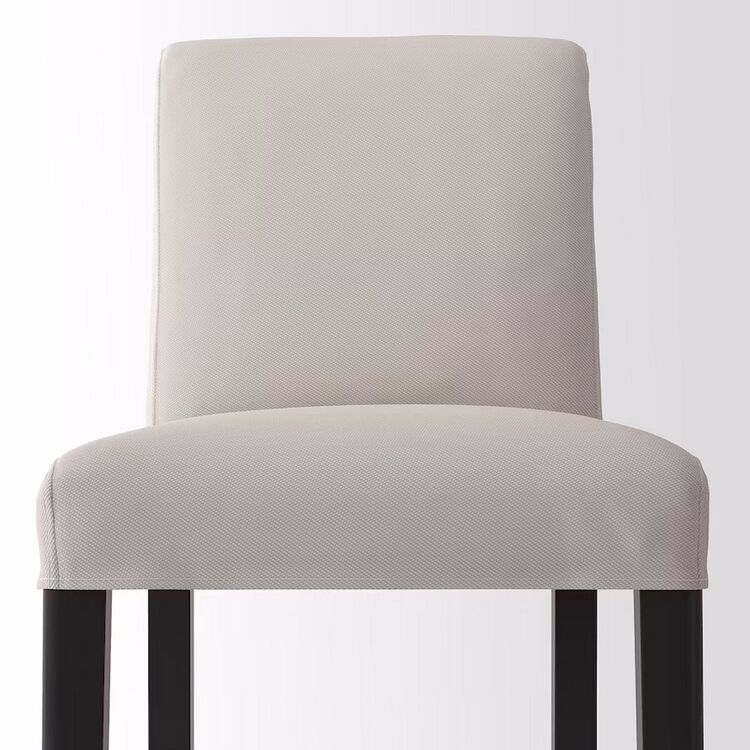 Scaun bar Bergmund 62cm (Negru/Hallarp Bej)