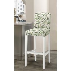 Scaun de bar Ikea Bergmund/Fagelfors 75cm (Alb/Multicolor)