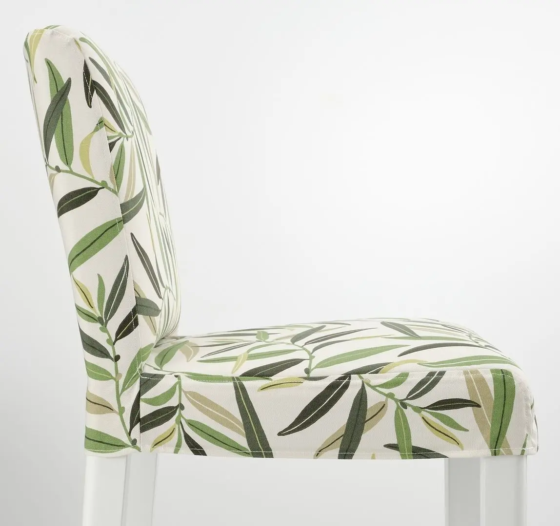 Scaun de bar Ikea Bergmund/Fagelfors 75cm (Alb/Multicolor) - 4