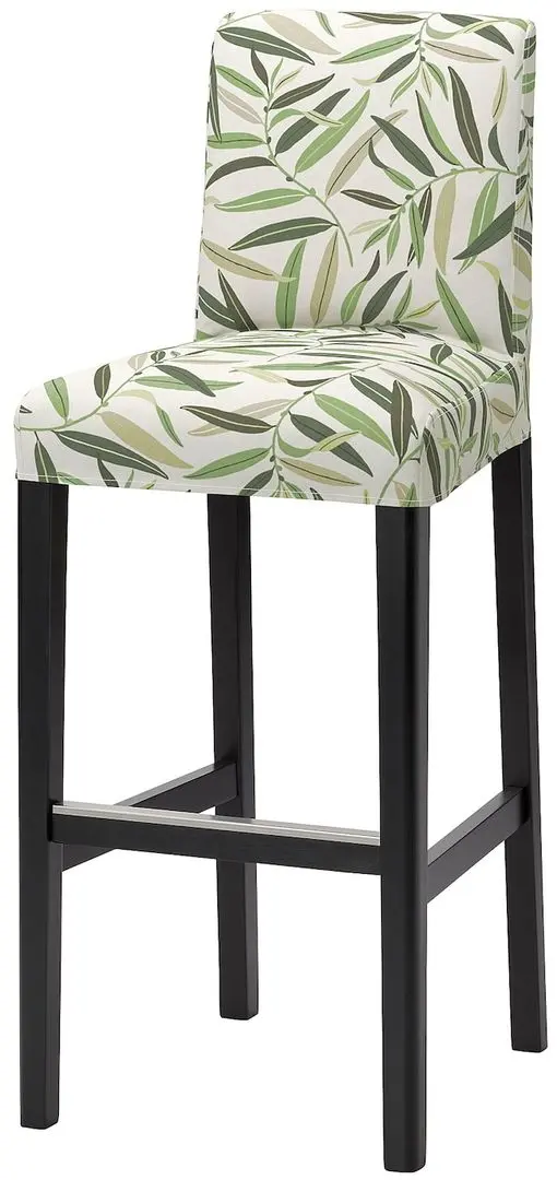 Scaun de bar Ikea Bergmund/Fagelfors 75cm (Negru/Multicolor) - 2