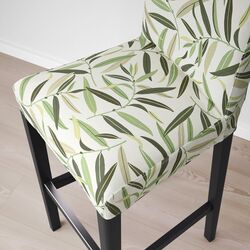 Scaun de bar Ikea Bergmund/Fagelfors 75cm (Negru/Multicolor) Thumb