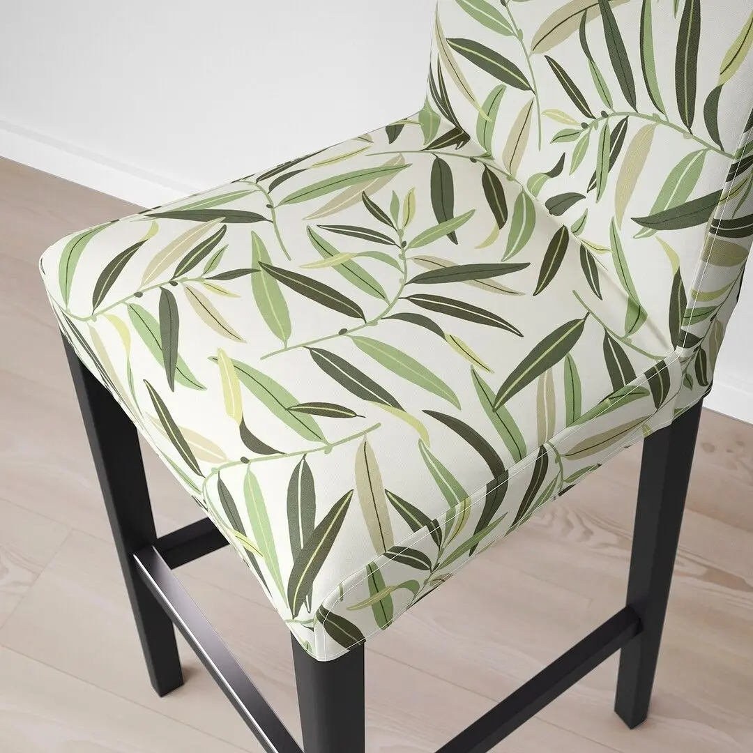 Scaun de bar Ikea Bergmund/Fagelfors 75cm (Negru/Multicolor) - 4