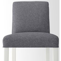 Барный стул Ikea Bergmund/Gunnared 62см (Белый/Серый) Thumb