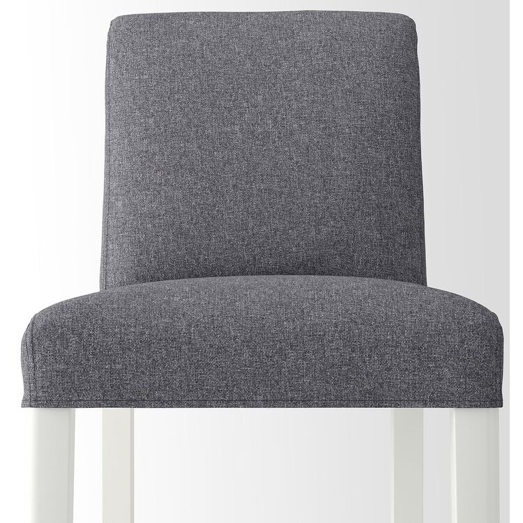 Барный стул Ikea Bergmund/Gunnared 62см (Белый/Серый)